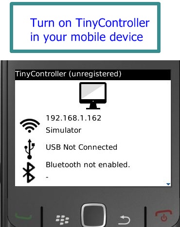 TinyController screenshot